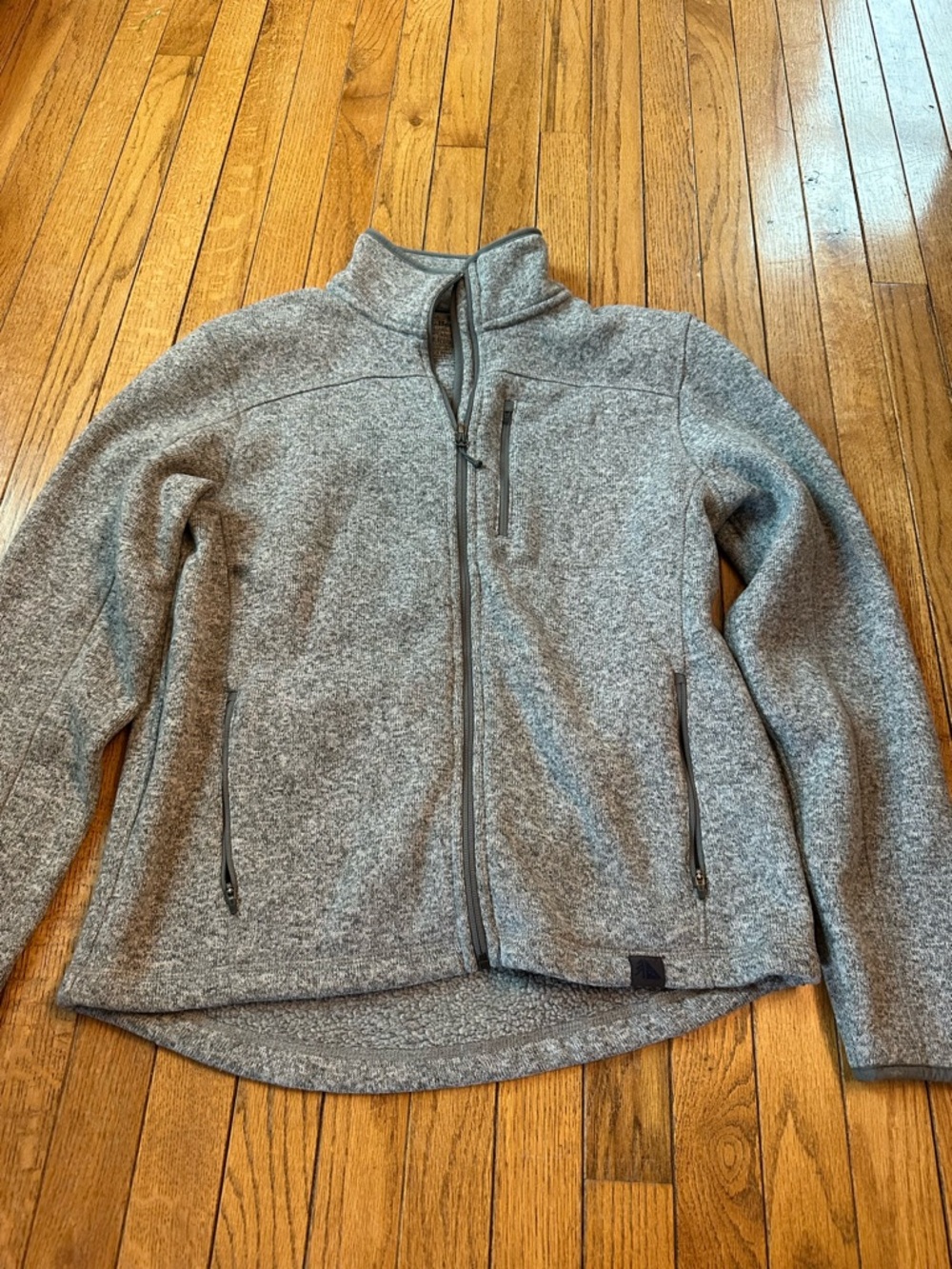 L.L. Bean Gray Fleece Pullover